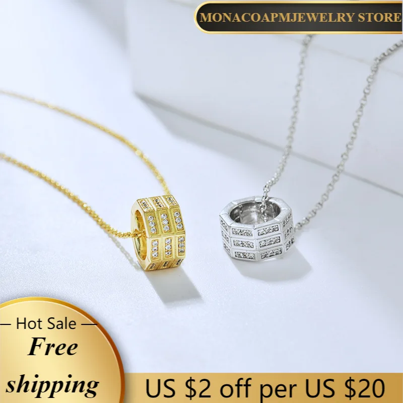 New Style 925 Sterling Silver Fashion Charm High Quality Adjustable Collar Octagonal Necklace Ladies Monaco Luxury Jewelry Gifts
New Style 925 Sterling Silver Fashion Charm High Quality Adjustable Collar Octagonal Necklace Ladies Monaco Luxury Jewelry Gifts