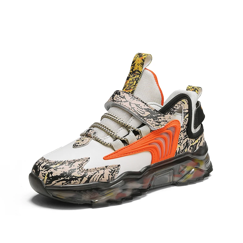 Детские кожаные кроссовки, Нескользящие, спортивная обувь для бега, повседневные, для мальчиков и девочек 
Детские кожаные кроссовки, Нескользящие, спортивная обувь для бега, повседневные, для мальчиков и девочек