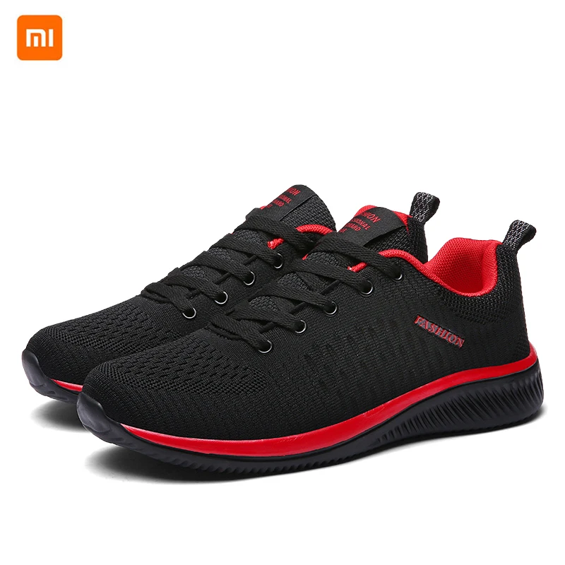 Кроссовки Xiaomi мужские сетчатые удобные дышащие кеды Модная легкая повседневная