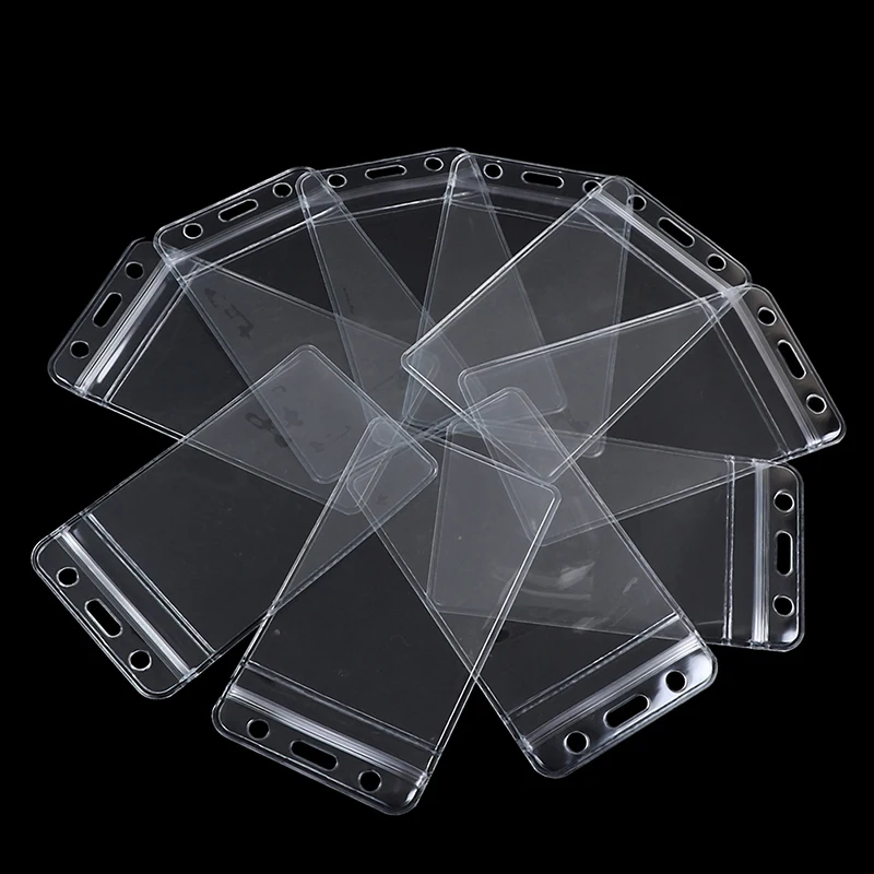 10Pcs/lot Vertical Transparent Vinyl Plastic Clears ID Card Bag Case Badge Holder Accessories 117mm X 67mm
10Pcs/lot Vertical Transparent Vinyl Plastic Clears ID Card Bag Case Badge Holder Accessories 117mm X 67mm