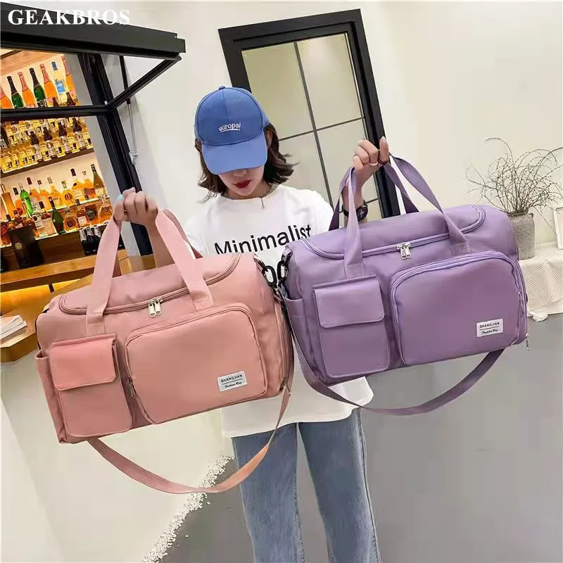 Portable Fitness Bag Women Travel Bag Sports Bag For Gym Yoga Multifunctional Handbags Waterproof Shoulder Bag Sac De Voyage
Portable Fitness Bag Women Travel Bag Sports Bag For Gym Yoga Multifunctional Handbags Waterproof Shoulder Bag Sac De Voyage