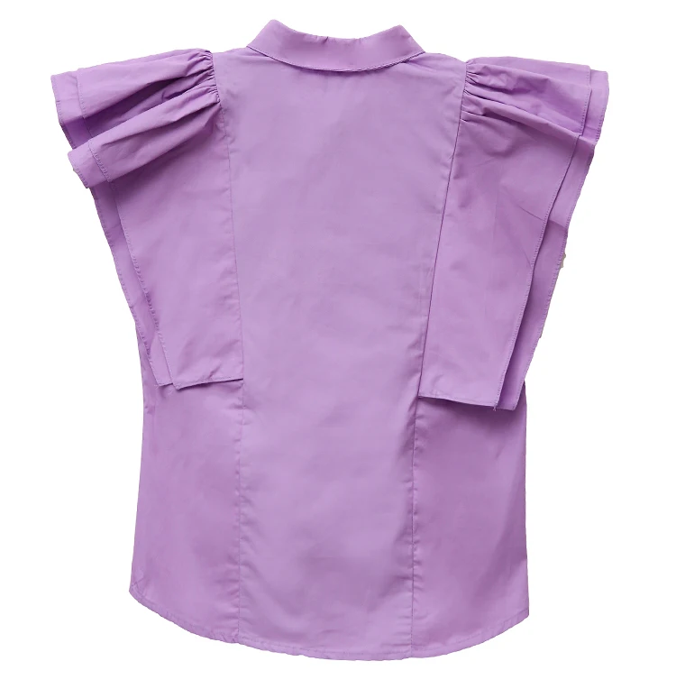 Women Shirts Ruffled Solid Shirt Ladies Tops 2021 New Summer Korean-Style Cotton Loose Female Camisas Mujer Blouses Shirt 80F
Women Shirts Ruffled Solid Shirt Ladies Tops 2021 New Summer Korean-Style Cotton Loose Female Camisas Mujer Blouses Shirt 80F