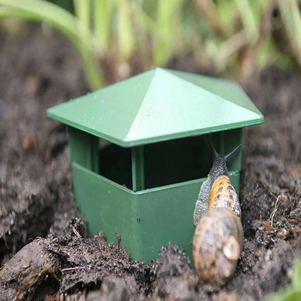 5pcs Plastic Slug And Snail Traps Green Snail Cage Suitable For Organic Gardening Reusable Pest Control Trapper
5pcs Plastic Slug And Snail Traps Green Snail Cage Suitable For Organic Gardening Reusable Pest Control Trapper