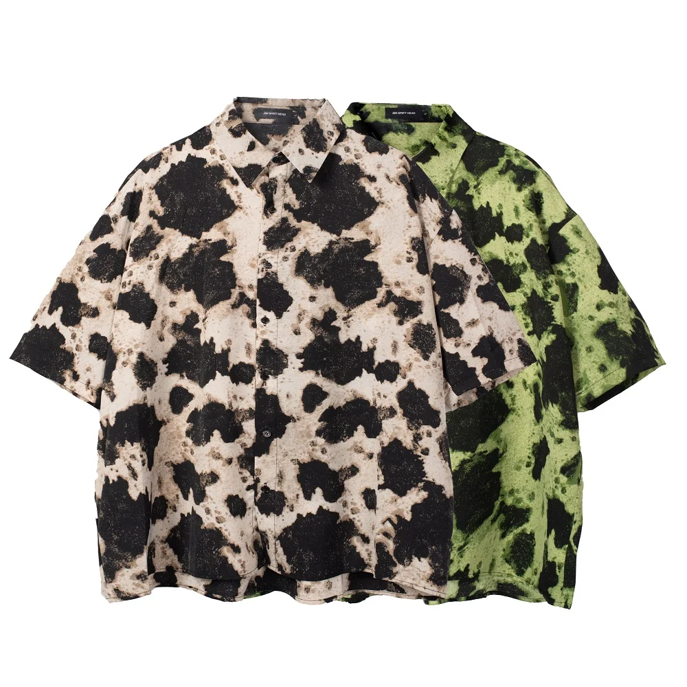 Chic korean clothes print shirts for men fashion clothing trends beach shirt summer button shirt Casual Shirts 049
Chic korean clothes print shirts for men fashion clothing trends beach shirt summer button shirt Casual Shirts 049