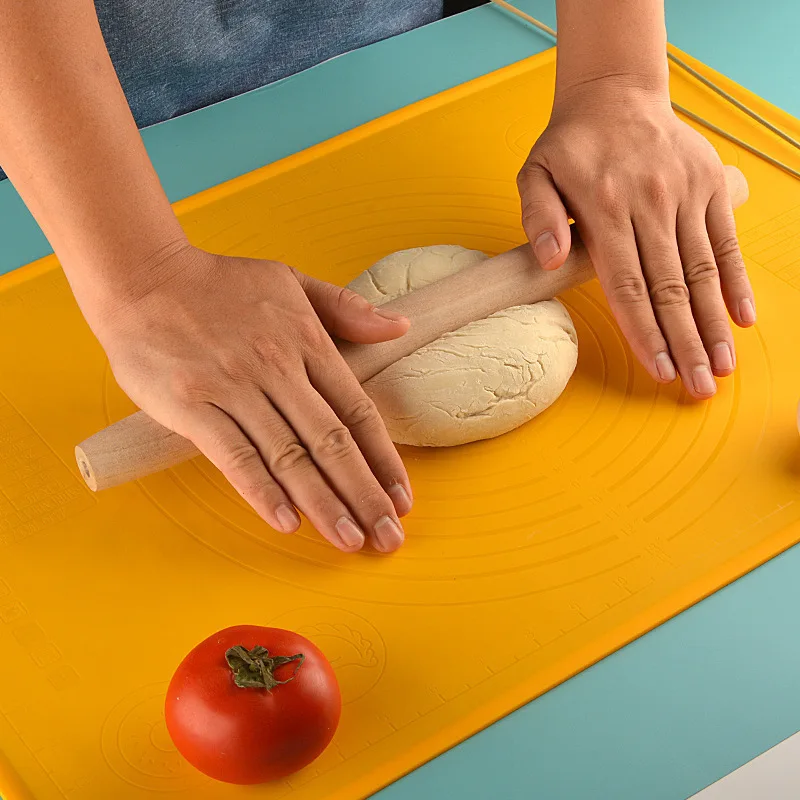 Thickening Rolling Dough Mat Sheet with Scale Large Non-Stick Silicone Baking Mat High Temperature Fondant Pastry Cake Board Pad 
Thickening Rolling Dough Mat Sheet with Scale Large Non-Stick Silicone Baking Mat High Temperature Fondant Pastry Cake Board Pad