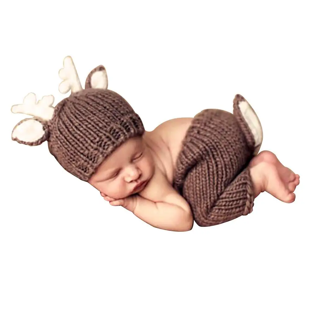 2Pcs/Set Newborn Baby Cartoon Deer Hat Pant Infant Costume Photography Props Cute Infant Photo Shooting Decoration Accessory
2Pcs/Set Newborn Baby Cartoon Deer Hat Pant Infant Costume Photography Props Cute Infant Photo Shooting Decoration Accessory