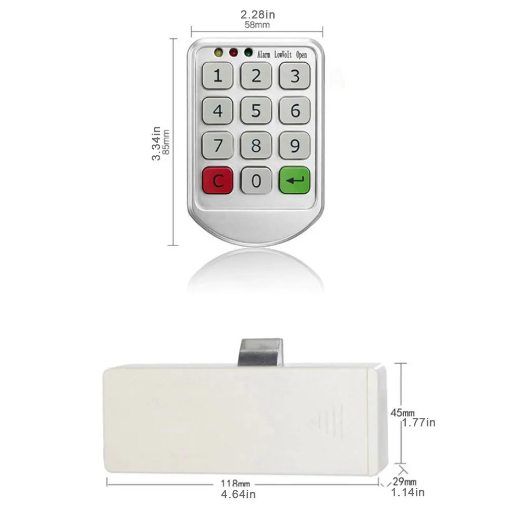 T6 ABS Plastic Type Password Unlocking Independent/open Smart Lock Cabinet Wardrobe Shoe Mailbox Door Smart Lock
T6 ABS Plastic Type Password Unlocking Independent/open Smart Lock Cabinet Wardrobe Shoe Mailbox Door Smart Lock