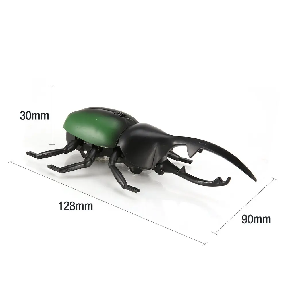 Infrared Remote Control Realistic Moke Fake Beetle RC Prank Insect Bugs for Joke Scary Trick Toy Gift Party Surprise Animals |