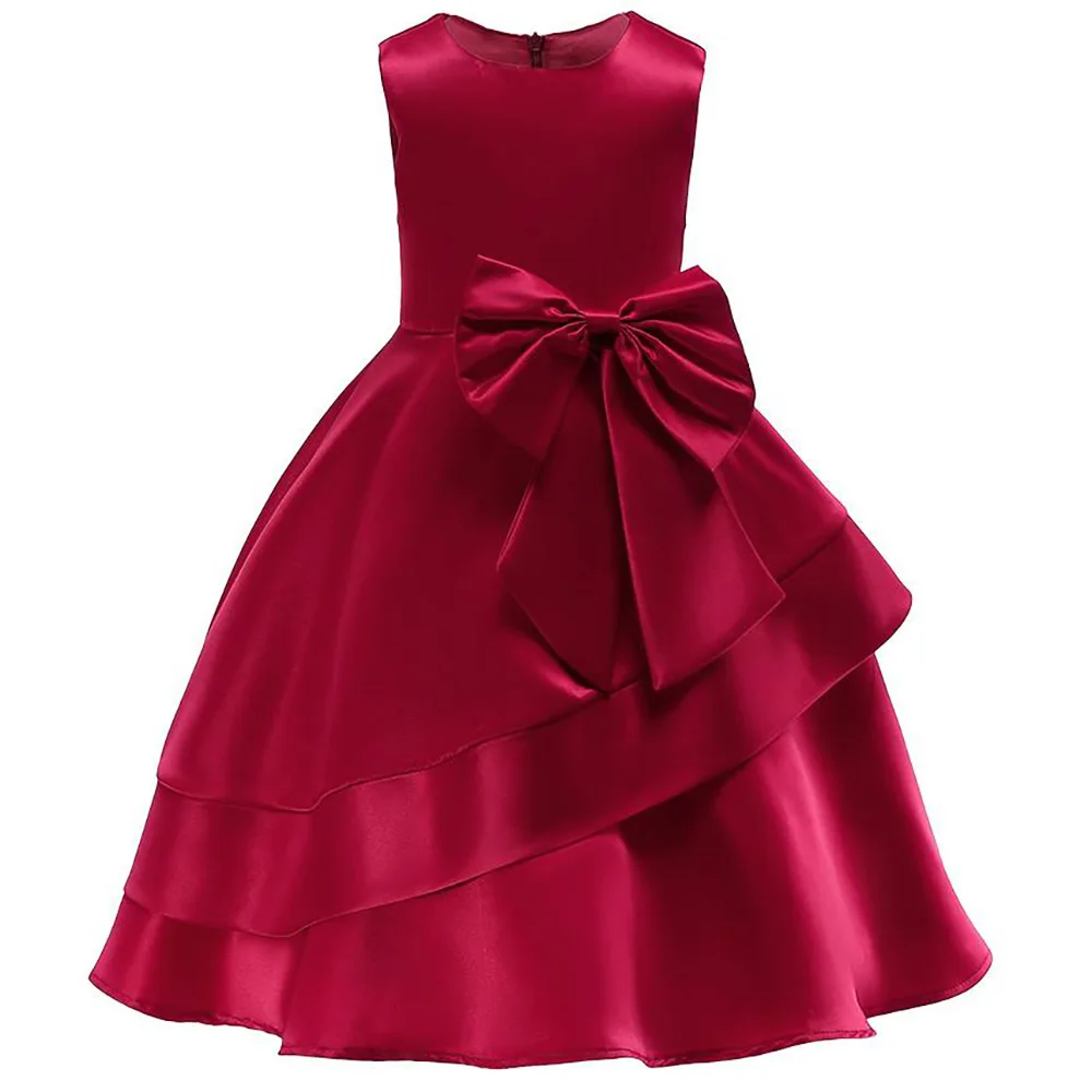 Summer Princess Kids Perform Dress for Girl Fancy Pompous Dress Sleeveless Bow Party Birthday Baptism for Girl Evening Dresses
Summer Princess Kids Perform Dress for Girl Fancy Pompous Dress Sleeveless Bow Party Birthday Baptism for Girl Evening Dresses