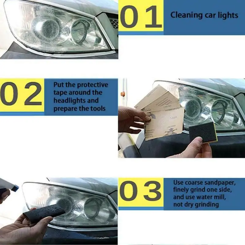 Headlight Polishing Car Headlight Maintenance Clean Retreading Agent Spray Polish Repair Fluid Headlight Restoration
Headlight Polishing Car Headlight Maintenance Clean Retreading Agent Spray Polish Repair Fluid Headlight Restoration