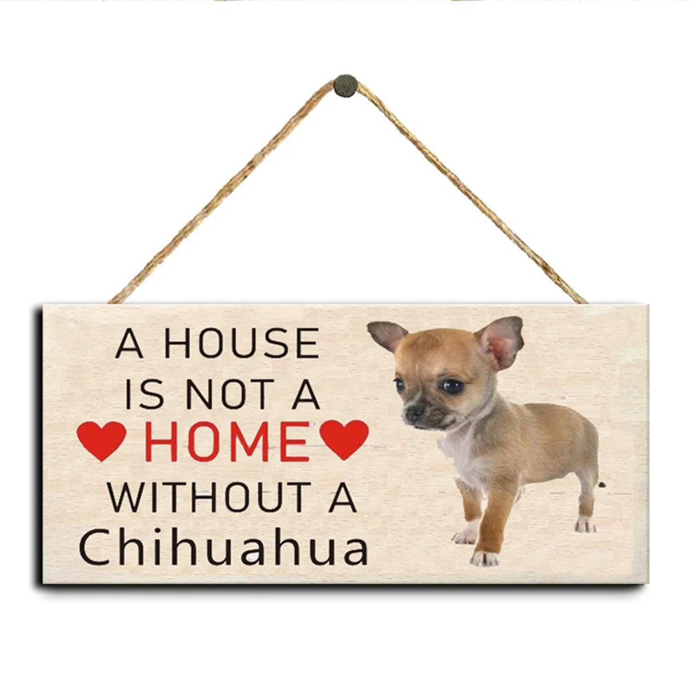 A House Is Not A Home Without A Chihuahua Dog Wooden Sign Hanging Plaques for Home Decoration, 3.94x7.87inch
A House Is Not A Home Without A Chihuahua Dog Wooden Sign Hanging Plaques for Home Decoration, 3.94x7.87inch