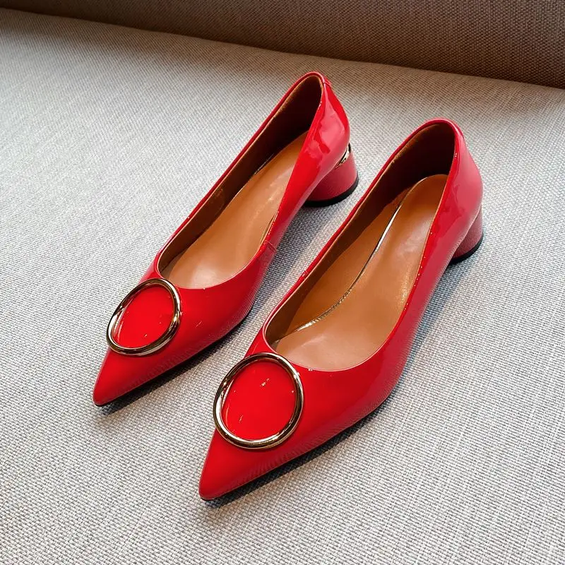 ALLBITEFO genuine leather high heels women comfortable office shoes thick heel fashion girls high heel shoes women heels shoes
ALLBITEFO genuine leather high heels women comfortable office shoes thick heel fashion girls high heel shoes women heels shoes