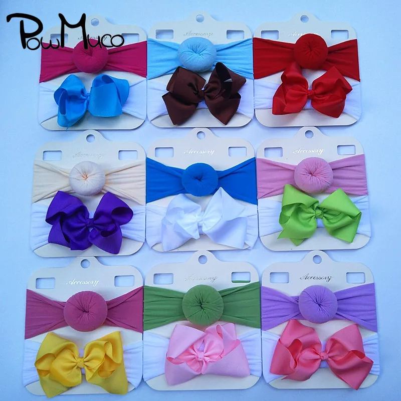 Powmuco 2pcs/set Fashion Handmade Donut Elastic Hairband Grosgrain Ribbon Bowknot Infant Nylon Headband Kids Hair Accessories
Powmuco 2pcs/set Fashion Handmade Donut Elastic Hairband Grosgrain Ribbon Bowknot Infant Nylon Headband Kids Hair Accessories