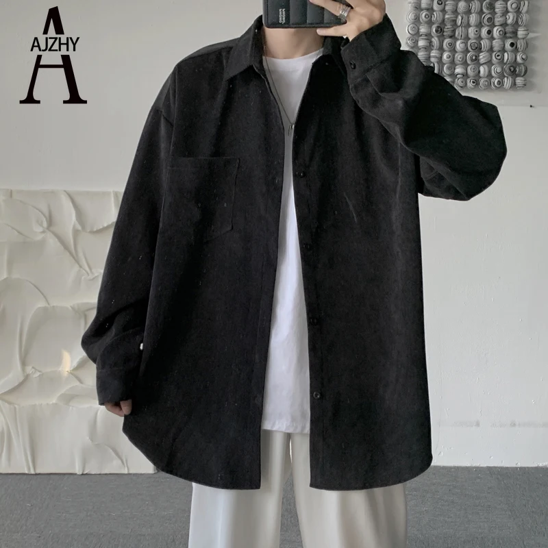 Mens Corduroy Long Sleeve Shirts Jackets Loose Oversize Fashion Casual Shirts Women Streetwear Hip Hop Couples Korean Clothing
Mens Corduroy Long Sleeve Shirts Jackets Loose Oversize Fashion Casual Shirts Women Streetwear Hip Hop Couples Korean Clothing
