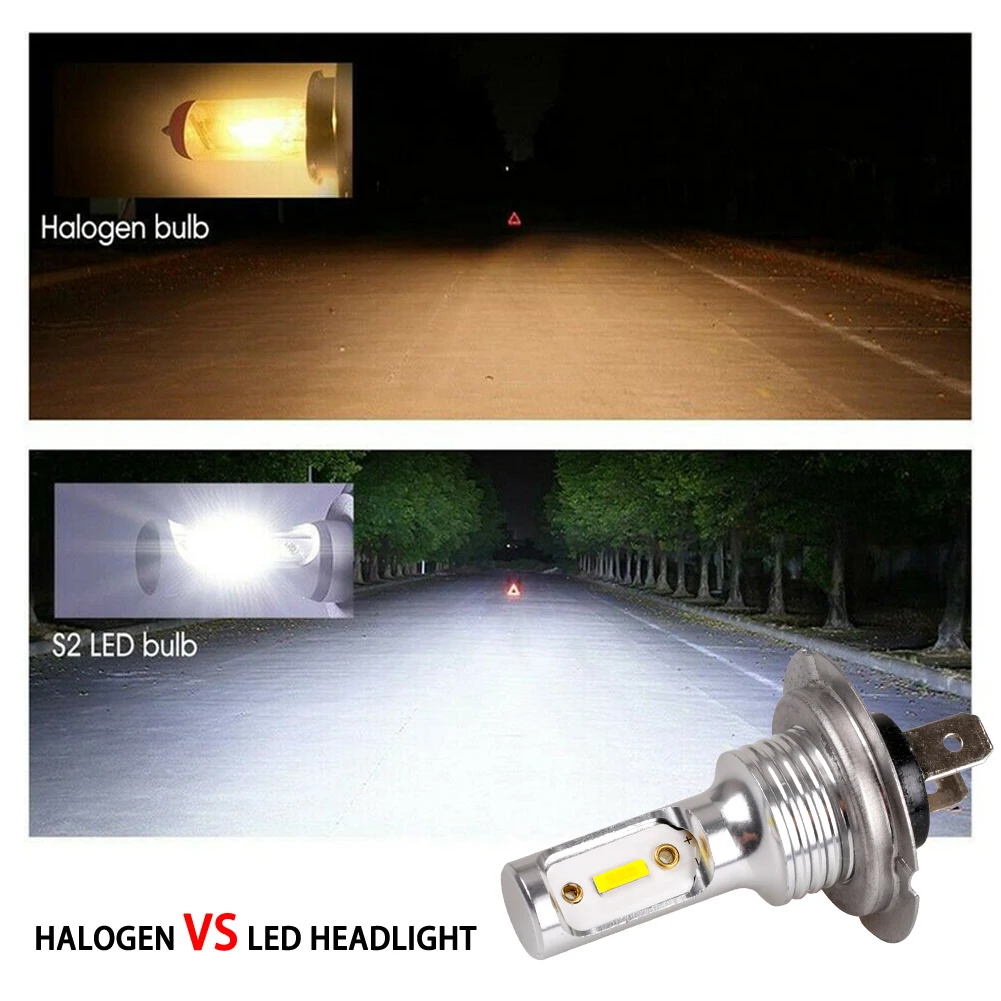 H7 LED Headlight Bulbs Conversion Kit Hi/Lo Beam 55W 8000LM 6000K Super Bright Car Lights Auto Car Accessories
H7 LED Headlight Bulbs Conversion Kit Hi/Lo Beam 55W 8000LM 6000K Super Bright Car Lights Auto Car Accessories