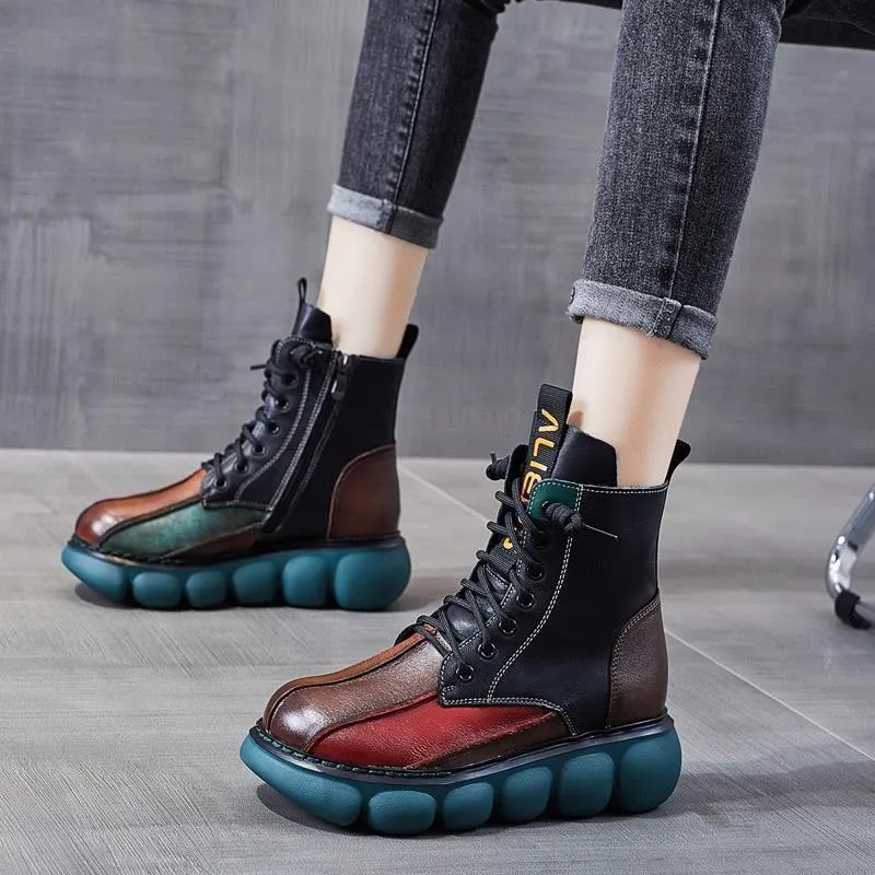 2021 New Autumn Ankle Boots For Women Motorcycle Boots Chunky Heels Casual Lacing Round Toe Platform Boots Shoes Female size 40
2021 New Autumn Ankle Boots For Women Motorcycle Boots Chunky Heels Casual Lacing Round Toe Platform Boots Shoes Female size 40