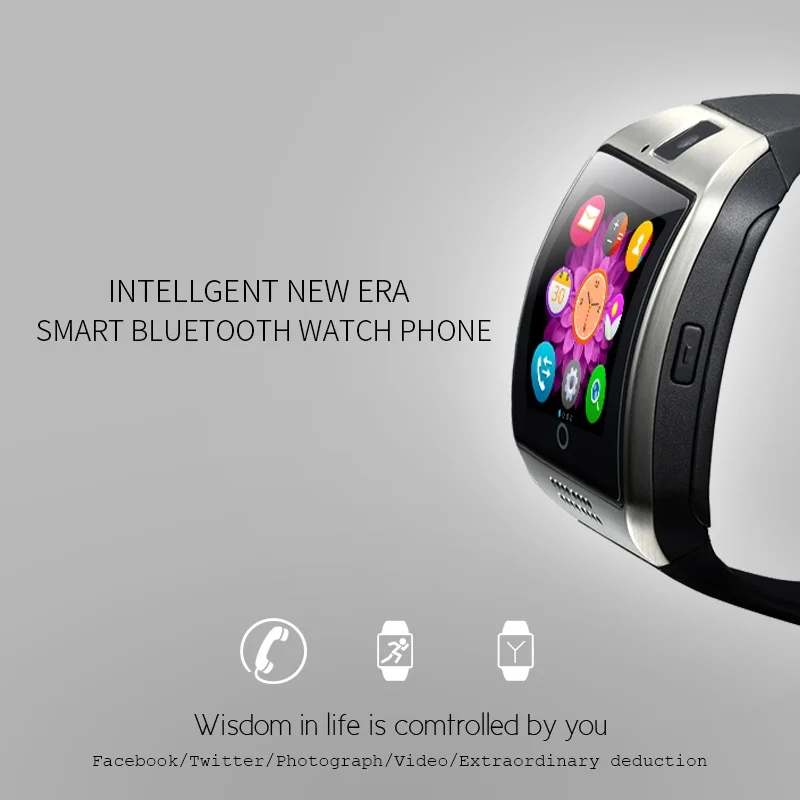 Q18 Smart Watch with Touch Screen Camera Bluetooth Support SIM/TF Card for Android Phone
Q18 Smart Watch with Touch Screen Camera Bluetooth Support SIM/TF Card for Android Phone