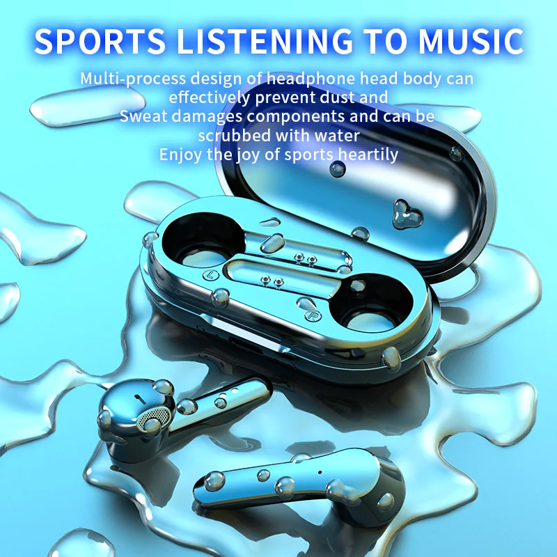 TWS LB-20 Headphone Wireless Music Earpiece Waterproof Surround Sound For Iphone For Huawei For Xiaomi Headset
TWS LB-20 Headphone Wireless Music Earpiece Waterproof Surround Sound For Iphone For Huawei For Xiaomi Headset