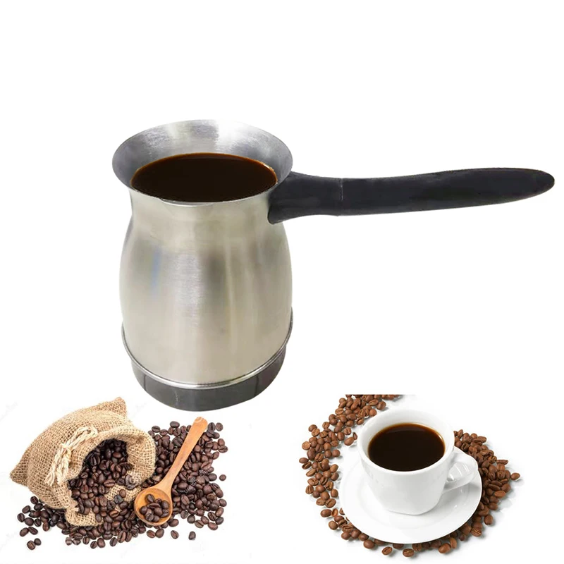600W 220V Coffee Machine Stainless Steel Turkish Coffee Maker Electrical Coffee Pot Coffee Kettle for Home Office UK Plug
600W 220V Coffee Machine Stainless Steel Turkish Coffee Maker Electrical Coffee Pot Coffee Kettle for Home Office UK Plug