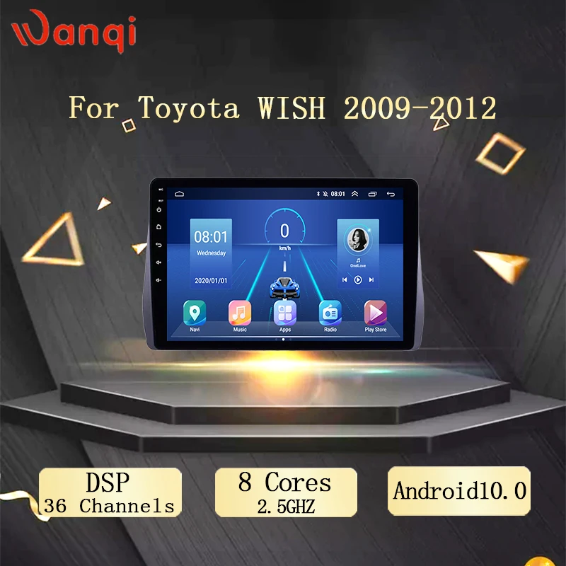 Автомагнитола 2 DIN, 9 дюймов, Android 10,0, для Toyota Wish, радио, GPS, мультимедийный плеер, Wi-Fi, Bluetooth, 2009, 2010, 2011, 2012 
Автомагнитола 2 DIN, 9 дюймов, Android 10,0, для Toyota Wish, радио, GPS, мультимедийный плеер, Wi-Fi, Bluetooth, 2009, 2010, 2011, 2012