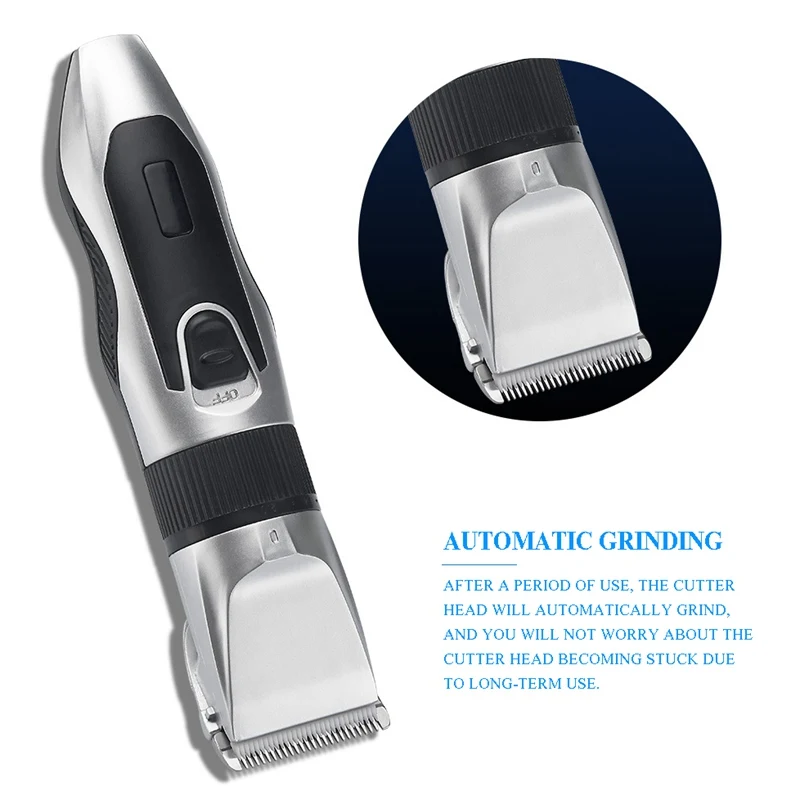 Professional Men Hair Cutter Hair Clippers, Haircut Barber Trimmer Kit With Guide Combs Brush
Professional Men Hair Cutter Hair Clippers, Haircut Barber Trimmer Kit With Guide Combs Brush