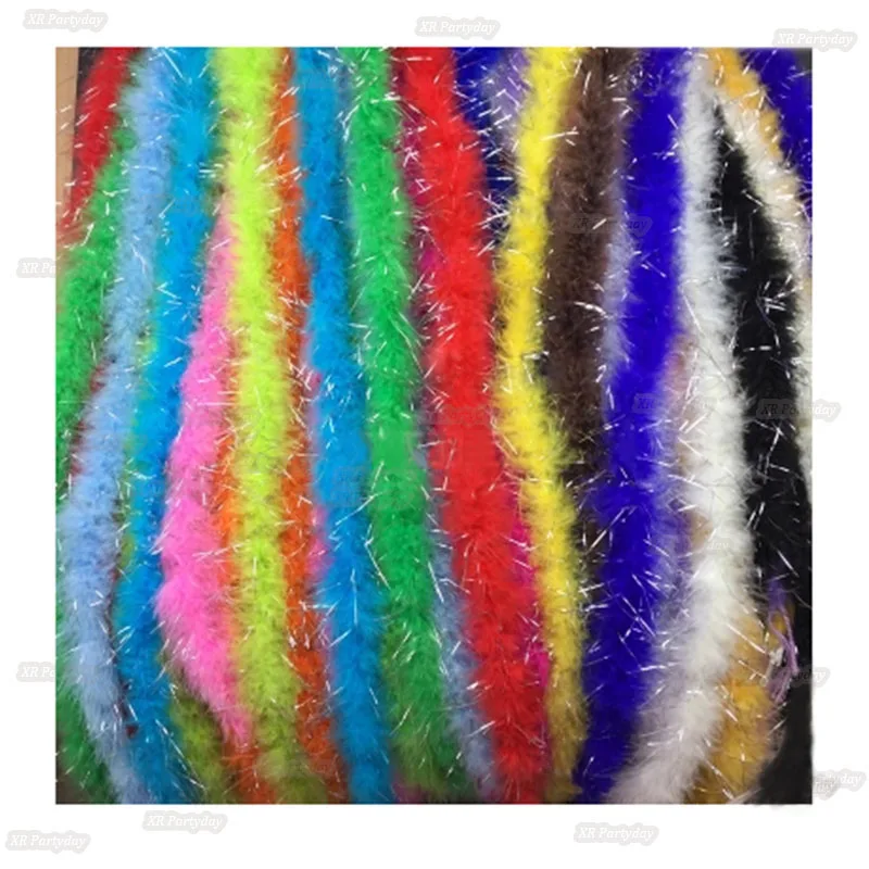 DIY 2M Sequin Marabou feathers boas costumes dress up Garment Flower Decoration Clothing home decor birthday 
DIY 2M Sequin Marabou feathers boas costumes dress up Garment Flower Decoration Clothing home decor birthday