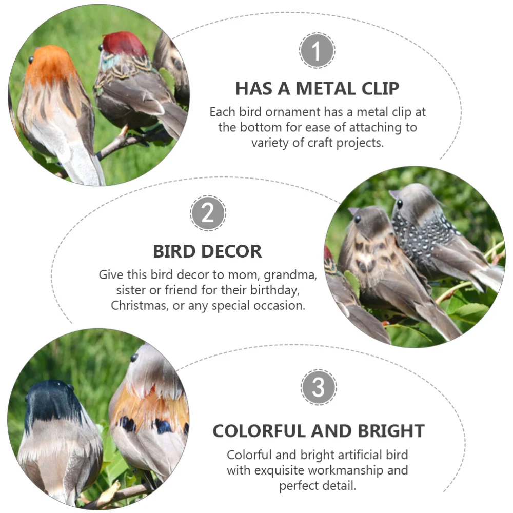 Simulated Bird Figurine Artificial Bird Crafts Decoration Colorful Bird Props
Simulated Bird Figurine Artificial Bird Crafts Decoration Colorful Bird Props