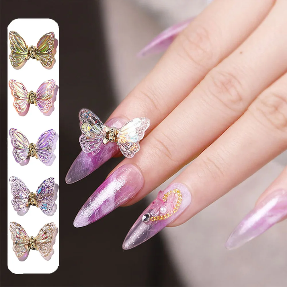 1Pcs Aurora Butterfly Nail Art Decorations 3D Butterflies Zircon Nail Ornaments DIY Professional Nails Manicure Accessories
1Pcs Aurora Butterfly Nail Art Decorations 3D Butterflies Zircon Nail Ornaments DIY Professional Nails Manicure Accessories