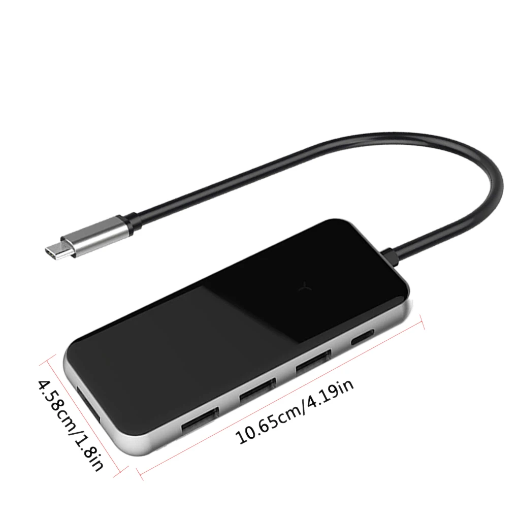 5 in 1 Type-C Hub Multiport USB 3.0 PD Adapter Type-C to PD Charging USB 3.0 Ports HD Multiport Adapter For MacBook Pro Air
5 in 1 Type-C Hub Multiport USB 3.0 PD Adapter Type-C to PD Charging USB 3.0 Ports HD Multiport Adapter For MacBook Pro Air