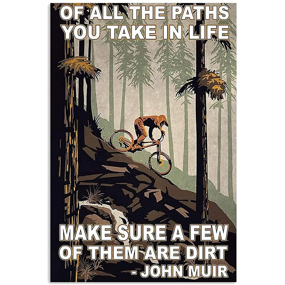 Mountain Bike Poster Funny Tin Signs for Home Bar Pub Club Man Cave Wall Decor 
Mountain Bike Poster Funny Tin Signs for Home Bar Pub Club Man Cave Wall Decor