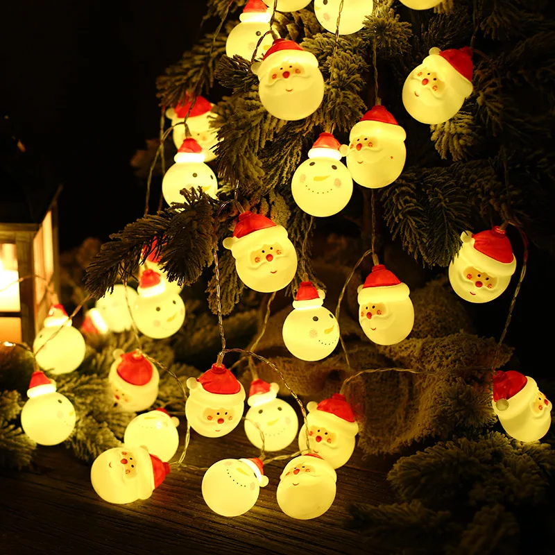 Battery Operated 10/20leds Lovely Santa Claus LED String Lights Waterproof Christmas Holiday New Year Decoration Garland
Battery Operated 10/20leds Lovely Santa Claus LED String Lights Waterproof Christmas Holiday New Year Decoration Garland