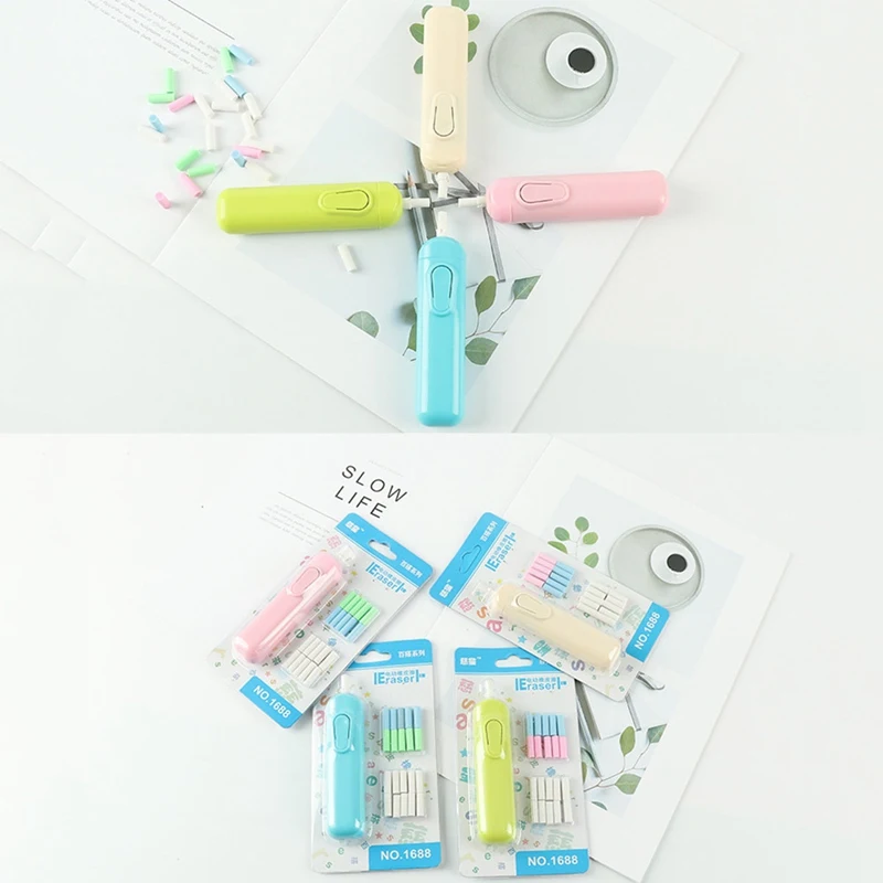 Electric Eraser Battery Automatic Leather Stationery School Supplies Children Gift Material Escolar
Electric Eraser Battery Automatic Leather Stationery School Supplies Children Gift Material Escolar