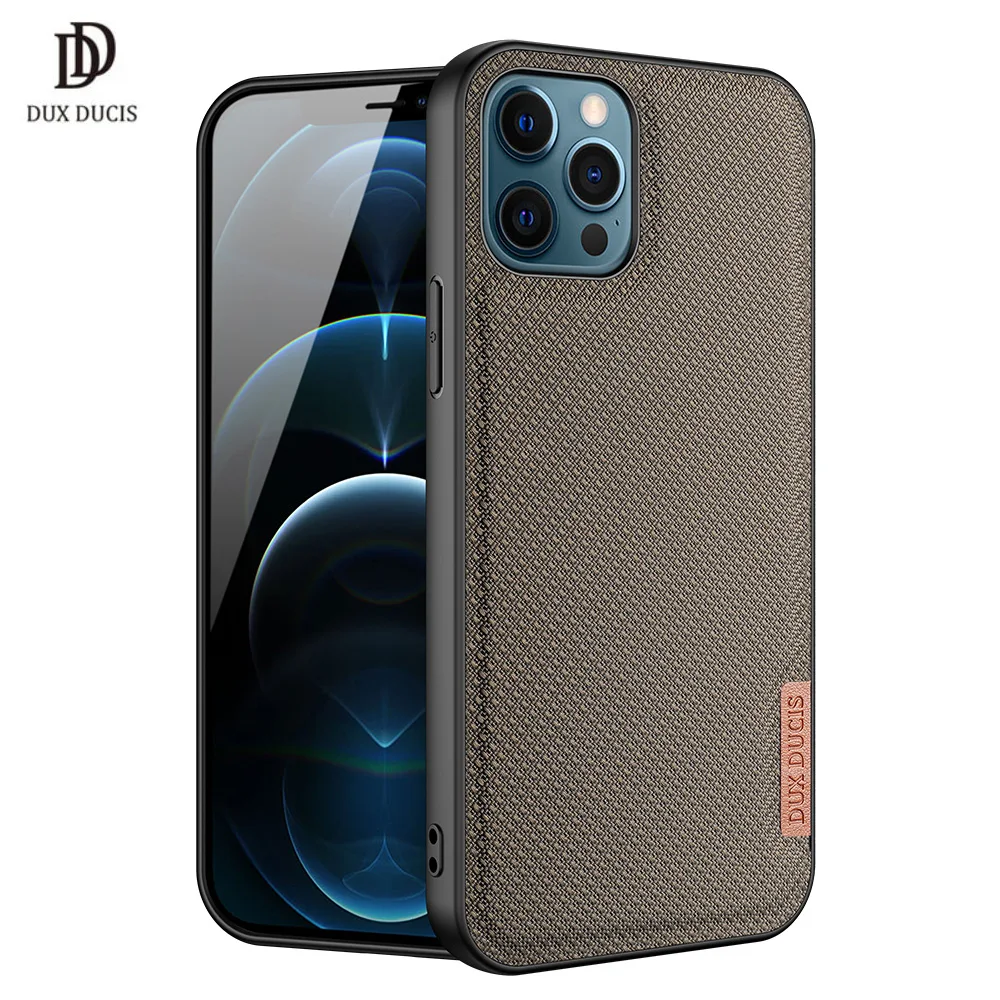 

For iPhone 12 Pro Max (6.7") DUX DUCIS Fino Series Luxury Back Case Protecting Case Support Wireless Charging Supper
