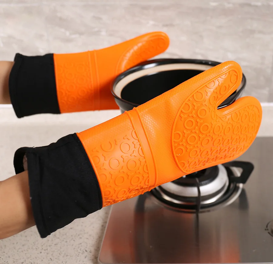 Silicone Heat Resistant Insulation Kitchen Microwave Glove Oven Mitts for Baking Cooking BBQ
Silicone Heat Resistant Insulation Kitchen Microwave Glove Oven Mitts for Baking Cooking BBQ