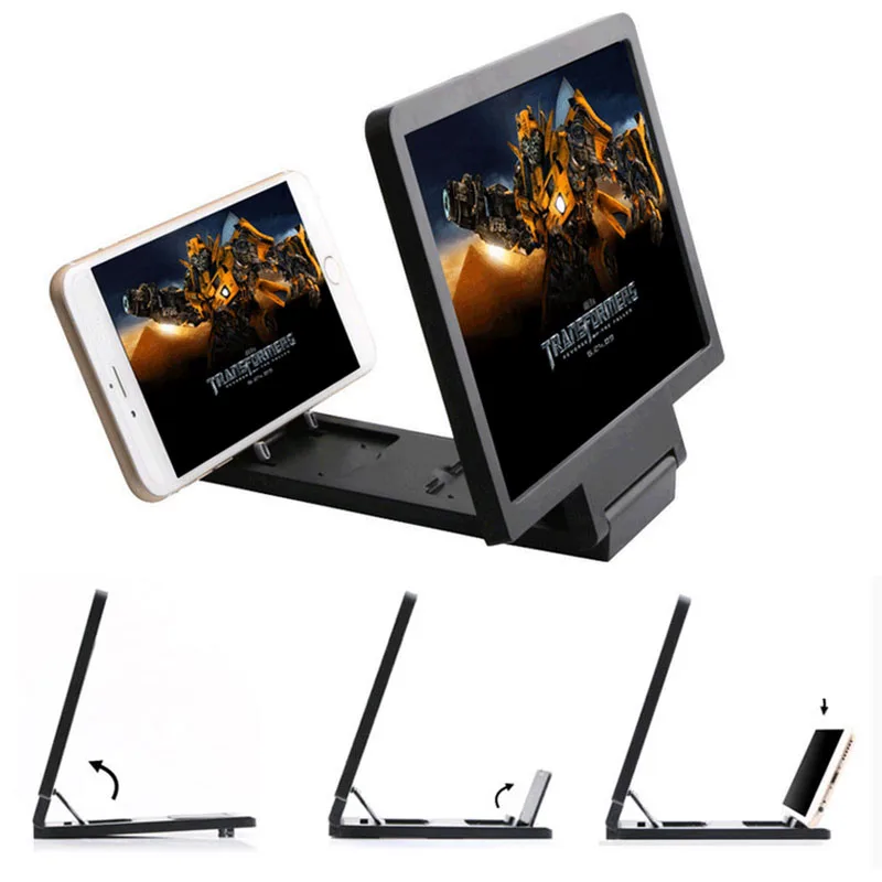 

For Video Movie Screen Radiation Protection Holder Foldable HD Screen Amplifier Mobile Phone Magnifying Glass Stand Enlarged