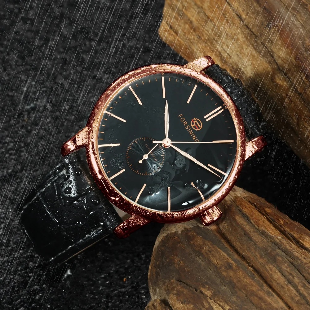 Часы Мужские автоматические механические с кожаным ремешком и чехлом|pocket watch|pocket