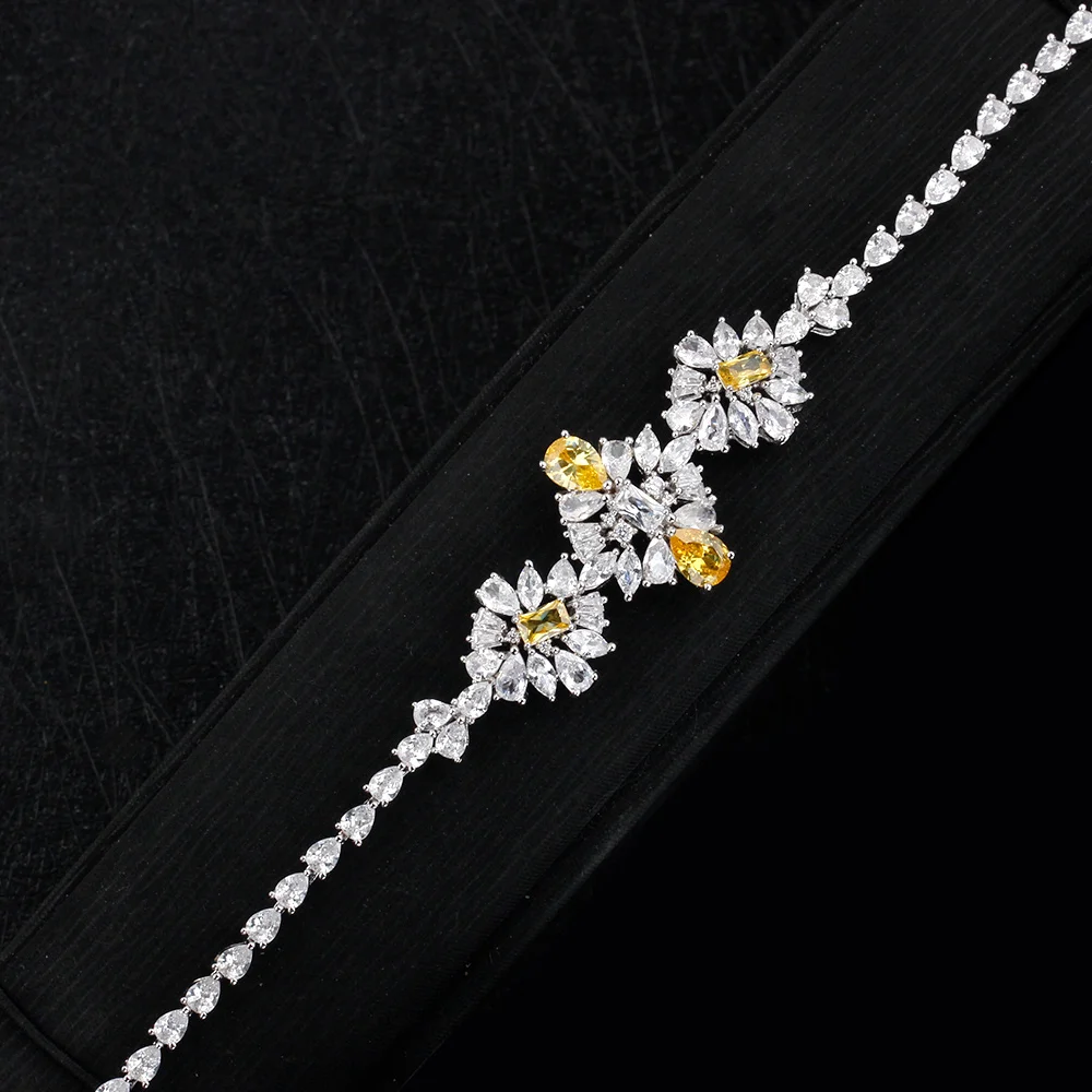 Hot Sale Exquisite Women Jewelry Set 4 PCS Cubic Zirconia Charming Nigerian Bridal Ring Necklace Jewellery For Wedding Dating
Hot Sale Exquisite Women Jewelry Set 4 PCS Cubic Zirconia Charming Nigerian Bridal Ring Necklace Jewellery For Wedding Dating
