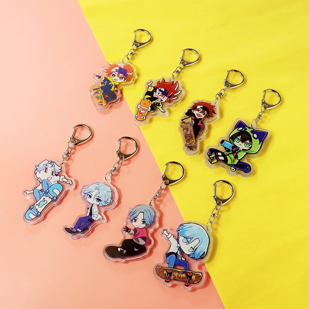 Anime SK8 the Infinity Cosplay Reki Snow Miya Cheery Blossom Keychain Car Bag Pendant Cute Fans Collection Props
Anime SK8 the Infinity Cosplay Reki Snow Miya Cheery Blossom Keychain Car Bag Pendant Cute Fans Collection Props
