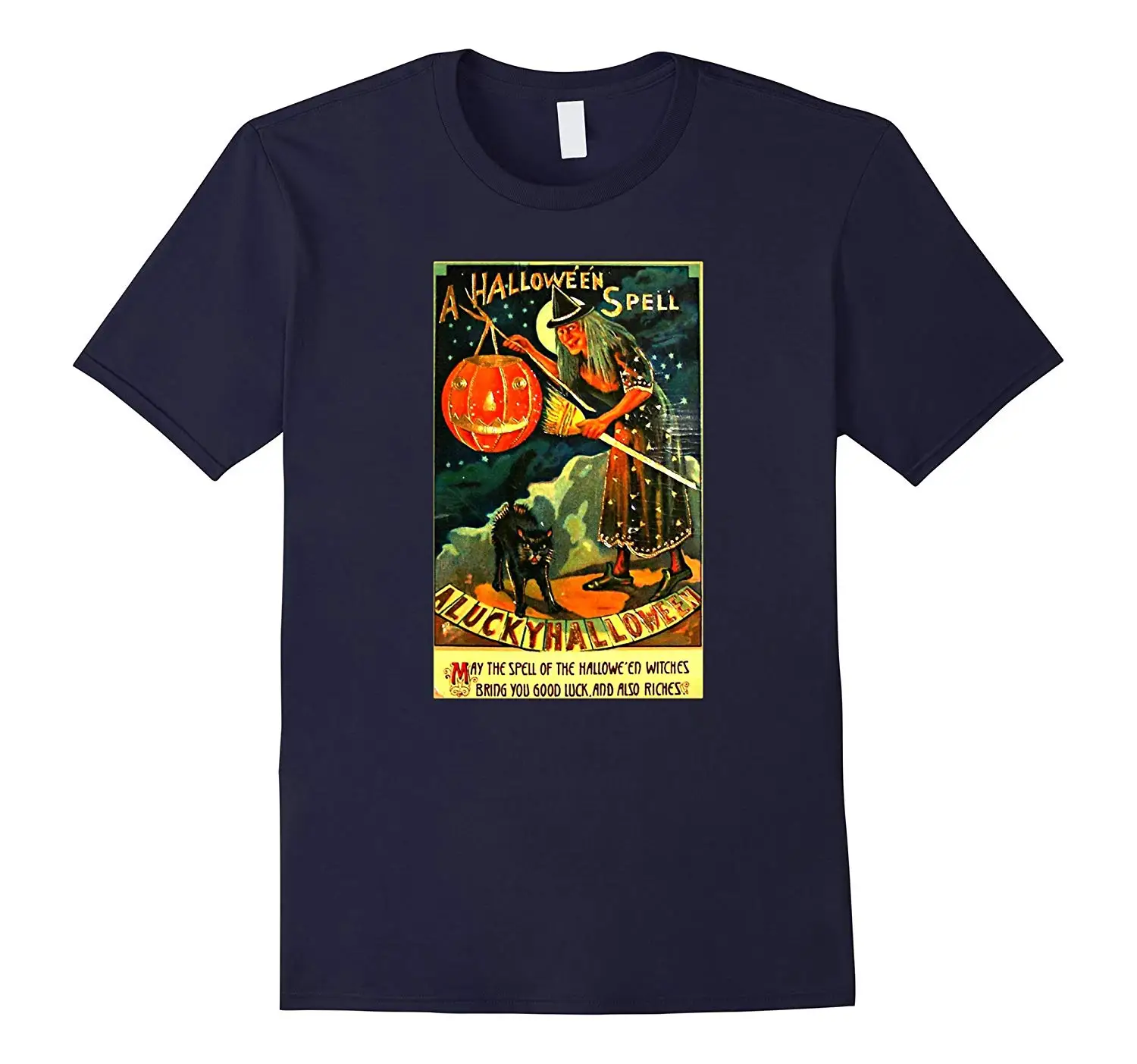 Vintage Halloween Witch Illustration T-Shirt Summer Cotton Short Sleeve O-Neck Unisex T Shirt New S-3XL 
Vintage Halloween Witch Illustration T-Shirt Summer Cotton Short Sleeve O-Neck Unisex T Shirt New S-3XL