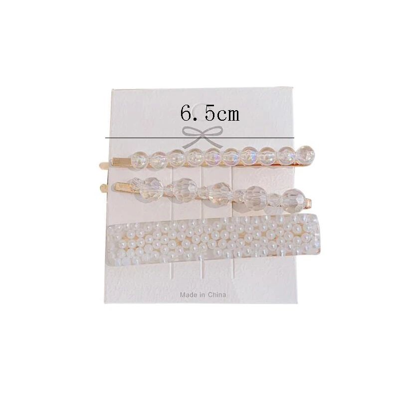 1Set Handmade Pearls Hair Clips Pin for Women Fashion Geometric Flower Barrettes Headwear Girls Sweet Hairpins Hair Accessories
1Set Handmade Pearls Hair Clips Pin for Women Fashion Geometric Flower Barrettes Headwear Girls Sweet Hairpins Hair Accessories
