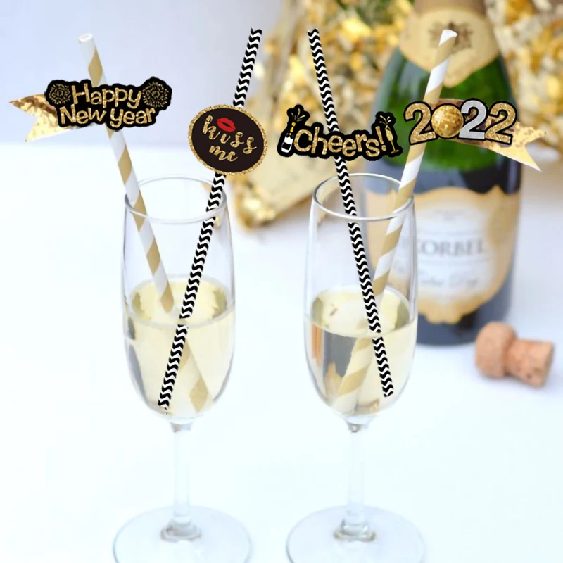 2021 New Year Eve Party Drinking Straws Cocktail Juice Supplies Merry Christmas Party Decoration 2022 Happy New Year Decoration
2021 New Year Eve Party Drinking Straws Cocktail Juice Supplies Merry Christmas Party Decoration 2022 Happy New Year Decoration