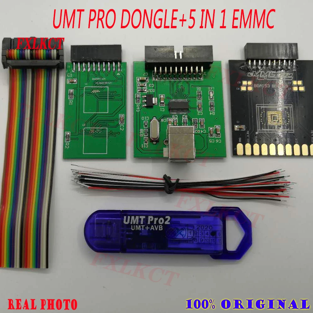 Ключ gsmjustoncct new100% umt pro dongle UMT PRO + адаптер emmc isp 5 в 1 (функция Umt averange 2 1) для sam Huawei/ -