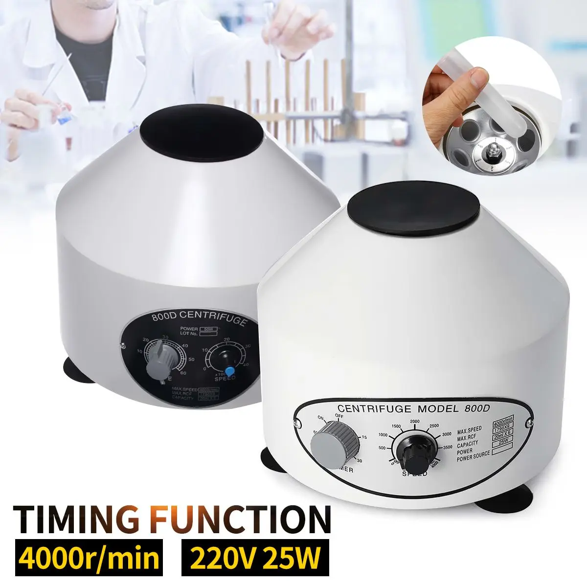 800D 4000rpm Electric Centrifuge Machine Lab Centrifuge Lower-speed Centrifugal Machine Timing Bubble Removal Serum Separate
800D 4000rpm Electric Centrifuge Machine Lab Centrifuge Lower-speed Centrifugal Machine Timing Bubble Removal Serum Separate