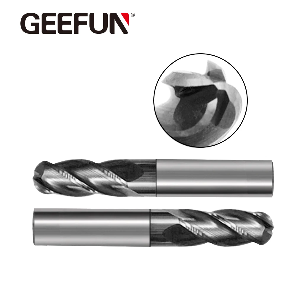 JF gen serise 200pcs/set R2.5*10*D5*75*4F Solid Carbide 4 Flutes Ball Nose End Mill Metric TiXCo Coated For Hard Steel | Инструменты
