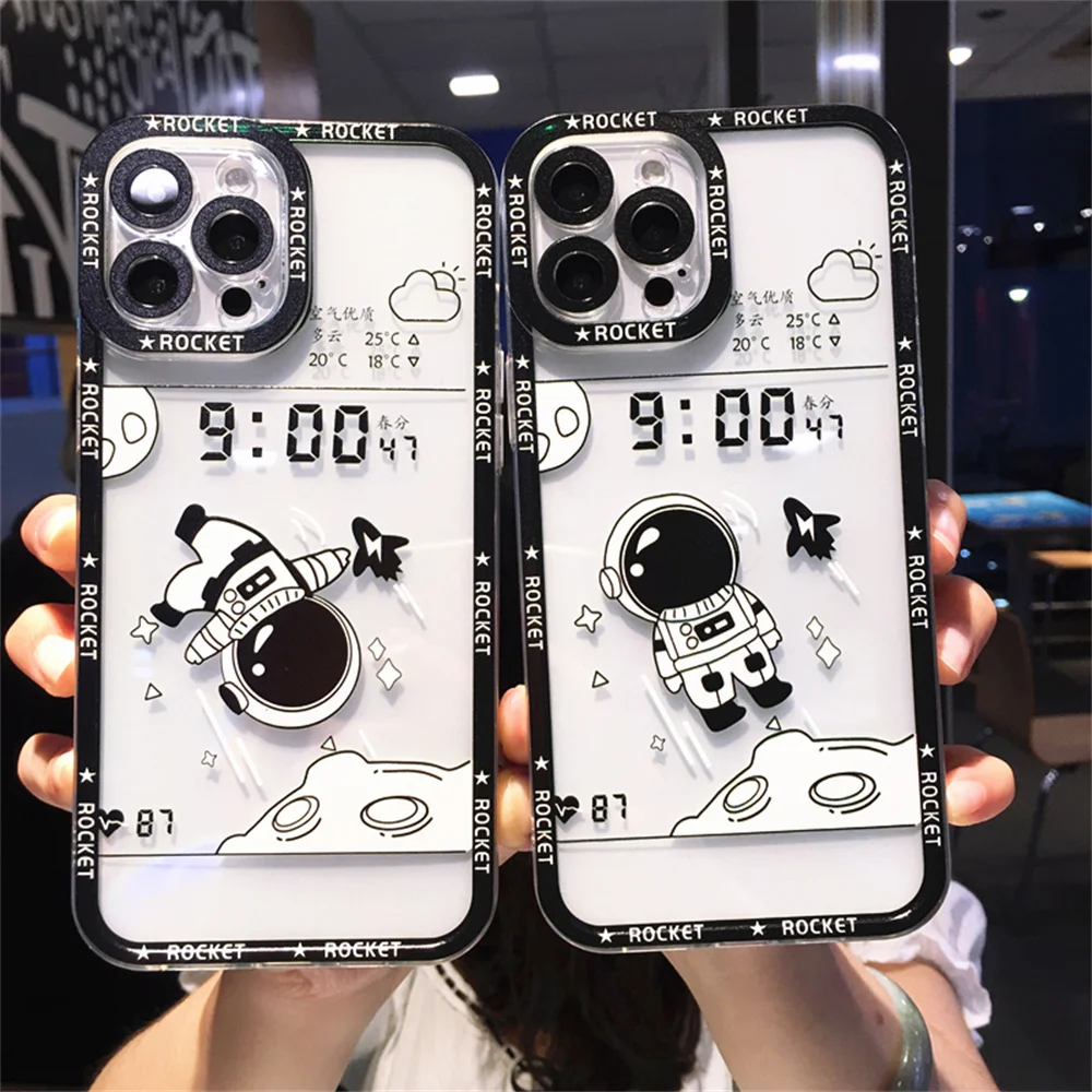 Cute Cartoon Astronaut Star Space Phone Case For iPhone 11 12 13 Pro MAX XS XR X 7 8 Plus SE2 Soft TPU Shockproof Back Cover
Cute Cartoon Astronaut Star Space Phone Case For iPhone 11 12 13 Pro MAX XS XR X 7 8 Plus SE2 Soft TPU Shockproof Back Cover