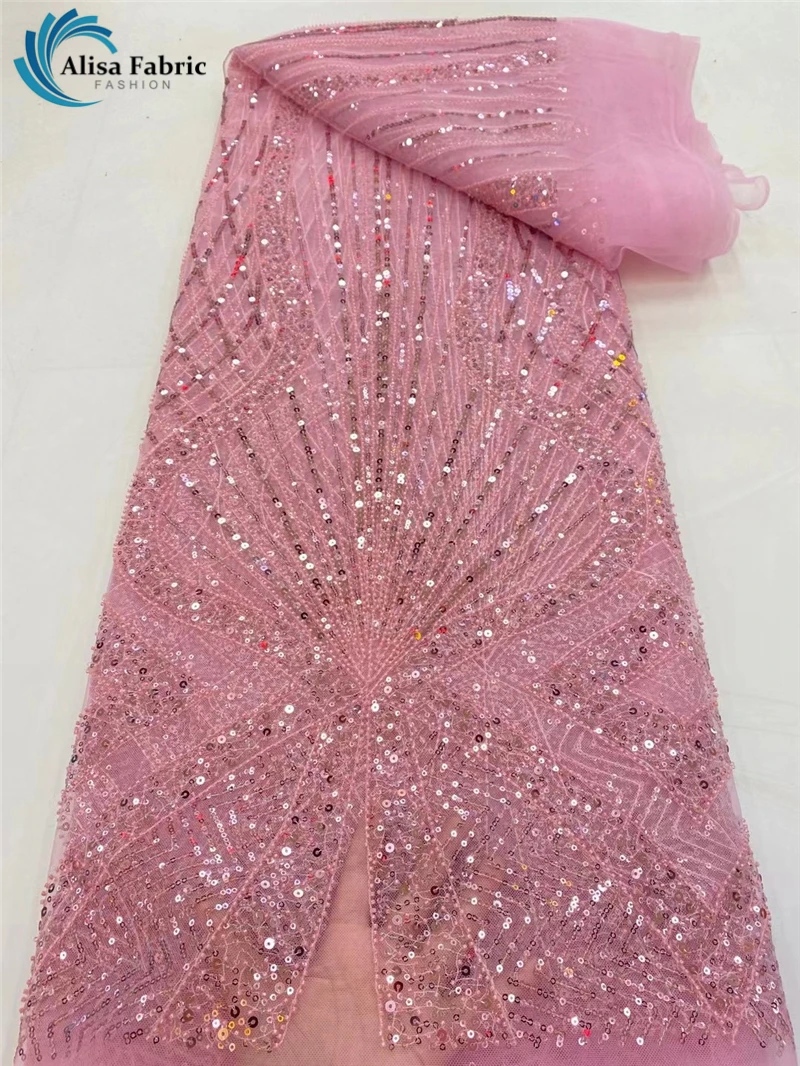 Pink Luxury Beaded Sequin Lace Fabric 2021 Embroidered Nigerian Lace 5 Yards French Tulle Lace Fabric With Sequins Wedding
Pink Luxury Beaded Sequin Lace Fabric 2021 Embroidered Nigerian Lace 5 Yards French Tulle Lace Fabric With Sequins Wedding