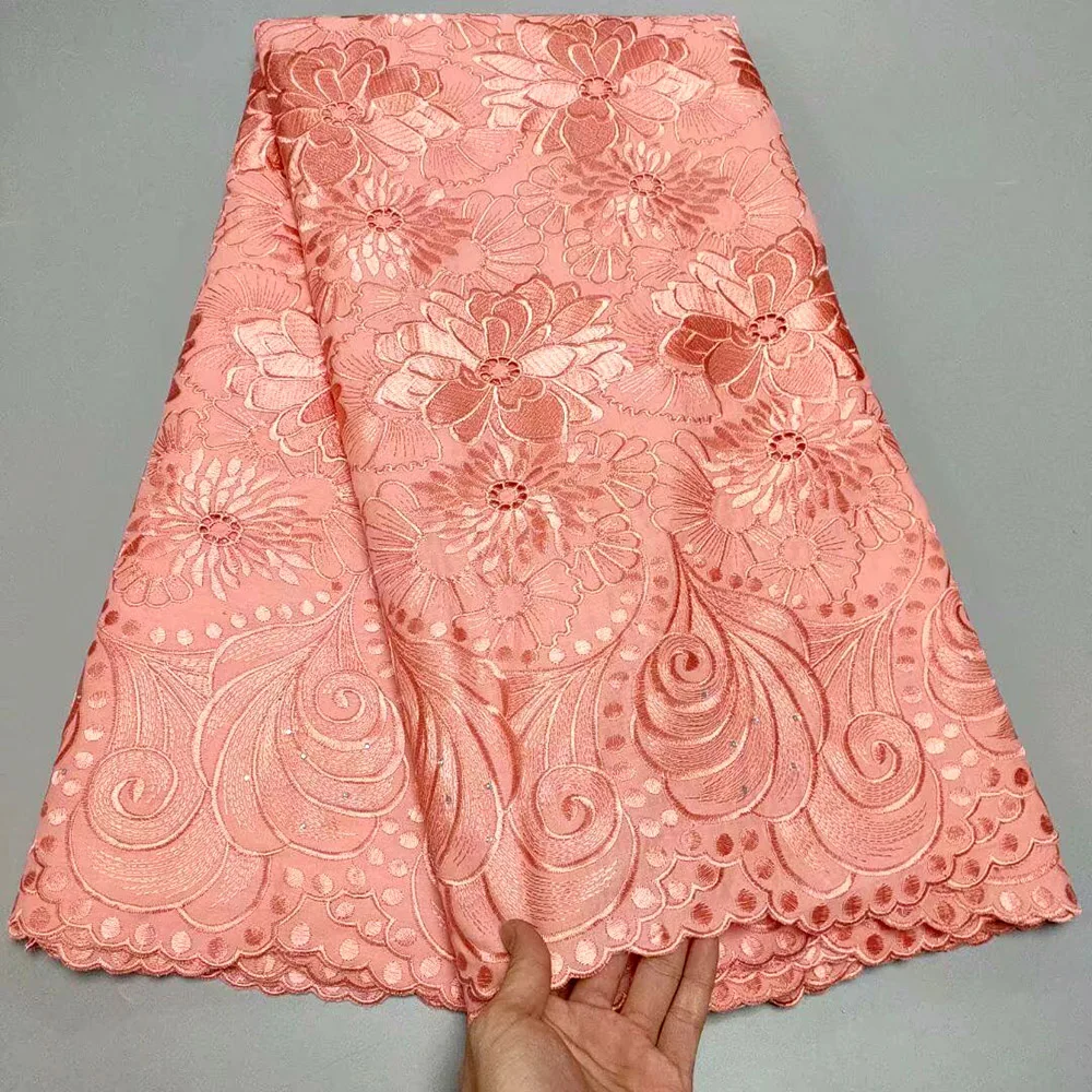 5 yards African Swiss Lace Fabric 2021 High Quality Lace Latest Fashion Embroidered 100%Cotton Lace With Stones Nigerian Fabric
5 yards African Swiss Lace Fabric 2021 High Quality Lace Latest Fashion Embroidered 100%Cotton Lace With Stones Nigerian Fabric