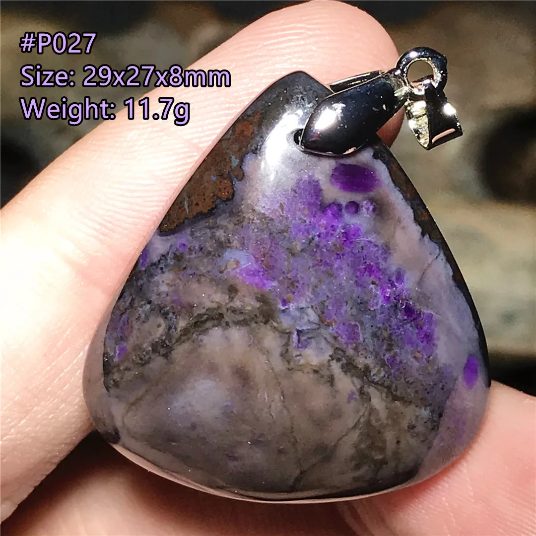 Natural Purple Sugilite Pendant For Women Lady Man Healing Love Gift 29x27x8mm Beads South Africa Crystal Gemstone Jewelry AAAAA
Natural Purple Sugilite Pendant For Women Lady Man Healing Love Gift 29x27x8mm Beads South Africa Crystal Gemstone Jewelry AAAAA