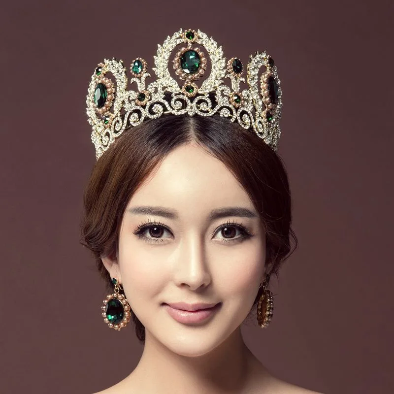 MYFEIVO Rhinestone Crystal Jewelry Sets Crown Earrings Set for Female Wedding Party HQ0956
MYFEIVO Rhinestone Crystal Jewelry Sets Crown Earrings Set for Female Wedding Party HQ0956