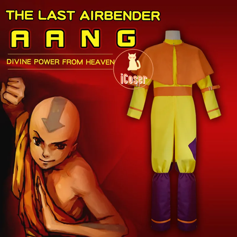 The Last Airbender Avatar Aang Cosplay Costume for Adult Halloween Suit Hanfu Carnival Wear Orange Top Pants Accessories Bat Toy
The Last Airbender Avatar Aang Cosplay Costume for Adult Halloween Suit Hanfu Carnival Wear Orange Top Pants Accessories Bat Toy